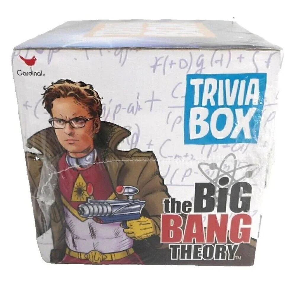 The Big Bang Theory Trivia Box Game CARDINAL WARNER BROS, NEW